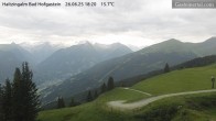 Archiv Foto Webcam Bad Hofgastein: Ausblick Haitzingalm 17:00