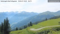 Archiv Foto Webcam Bad Hofgastein: Ausblick Haitzingalm 09:00