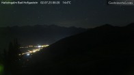 Archiv Foto Webcam Bad Hofgastein: Ausblick Haitzingalm 23:00