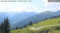 Archiv Foto Webcam Bad Hofgastein: Ausblick Haitzingalm 09:00