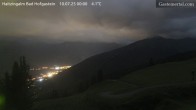 Archiv Foto Webcam Bad Hofgastein: Ausblick Haitzingalm 23:00
