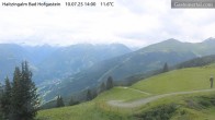 Archiv Foto Webcam Bad Hofgastein: Ausblick Haitzingalm 13:00