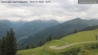Archiv Foto Webcam Bad Hofgastein: Ausblick Haitzingalm 17:00