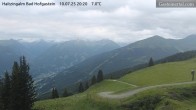 Archiv Foto Webcam Bad Hofgastein: Ausblick Haitzingalm 19:00
