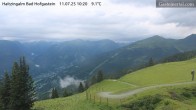 Archiv Foto Webcam Bad Hofgastein: Ausblick Haitzingalm 09:00