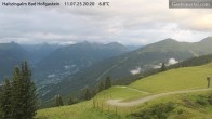 Archiv Foto Webcam Bad Hofgastein: Ausblick Haitzingalm 19:00