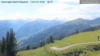 Archiv Foto Webcam Bad Hofgastein: Ausblick Haitzingalm 09:00