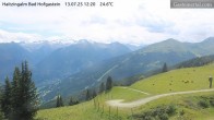 Archiv Foto Webcam Bad Hofgastein: Ausblick Haitzingalm 11:00