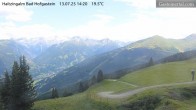 Archiv Foto Webcam Bad Hofgastein: Ausblick Haitzingalm 13:00