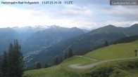 Archiv Foto Webcam Bad Hofgastein: Ausblick Haitzingalm 19:00