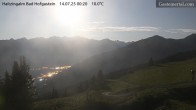 Archiv Foto Webcam Bad Hofgastein: Ausblick Haitzingalm 23:00