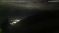 Archiv Foto Webcam Bad Hofgastein: Ausblick Haitzingalm 23:00