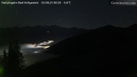 Archiv Foto Webcam Bad Hofgastein: Ausblick Haitzingalm 23:00