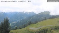 Archiv Foto Webcam Bad Hofgastein: Ausblick Haitzingalm 13:00