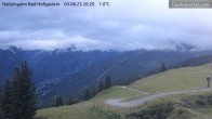 Archiv Foto Webcam Bad Hofgastein: Ausblick Haitzingalm 19:00
