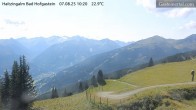 Archiv Foto Webcam Bad Hofgastein: Ausblick Haitzingalm 09:00