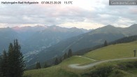Archiv Foto Webcam Bad Hofgastein: Ausblick Haitzingalm 19:00
