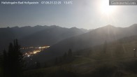 Archiv Foto Webcam Bad Hofgastein: Ausblick Haitzingalm 21:00