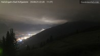 Archiv Foto Webcam Bad Hofgastein: Ausblick Haitzingalm 21:00