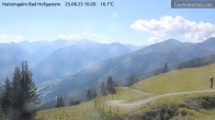 Archiv Foto Webcam Bad Hofgastein: Ausblick Haitzingalm 09:00