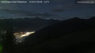 Archiv Foto Webcam Bad Hofgastein: Ausblick Haitzingalm 23:00