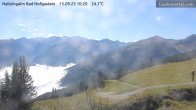 Archiv Foto Webcam Bad Hofgastein: Ausblick Haitzingalm 09:00