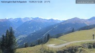 Archiv Foto Webcam Bad Hofgastein: Ausblick Haitzingalm 11:00