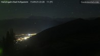 Archiv Foto Webcam Bad Hofgastein: Ausblick Haitzingalm 21:00