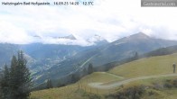 Archiv Foto Webcam Bad Hofgastein: Ausblick Haitzingalm 13:00