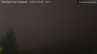 Archiv Foto Webcam Bad Hofgastein: Ausblick Haitzingalm 21:00