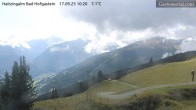 Archiv Foto Webcam Bad Hofgastein: Ausblick Haitzingalm 09:00