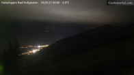 Archiv Foto Webcam Bad Hofgastein: Ausblick Haitzingalm 23:00