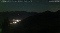 Archiv Foto Webcam Bad Hofgastein: Ausblick Haitzingalm 03:00