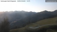 Archiv Foto Webcam Bad Hofgastein: Ausblick Haitzingalm 05:00
