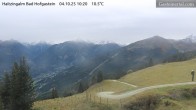 Archiv Foto Webcam Bad Hofgastein: Ausblick Haitzingalm 09:00