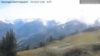 Archiv Foto Webcam Bad Hofgastein: Ausblick Haitzingalm 11:00