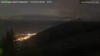 Archiv Foto Webcam Bad Hofgastein: Ausblick Haitzingalm 19:00