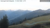 Archiv Foto Webcam Bad Hofgastein: Ausblick Haitzingalm 17:00