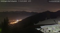 Archiv Foto Webcam Bad Hofgastein: Ausblick Haitzingalm 19:00