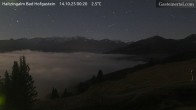 Archiv Foto Webcam Bad Hofgastein: Ausblick Haitzingalm 23:00