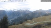 Archiv Foto Webcam Bad Hofgastein: Ausblick Haitzingalm 09:00