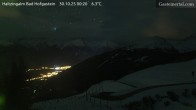 Archiv Foto Webcam Bad Hofgastein: Ausblick Haitzingalm 23:00