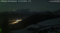 Archiv Foto Webcam Bad Hofgastein: Ausblick Haitzingalm 23:00