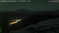Archiv Foto Webcam Bad Hofgastein: Ausblick Haitzingalm 03:00