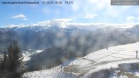 Archiv Foto Webcam Bad Hofgastein: Ausblick Haitzingalm 09:00