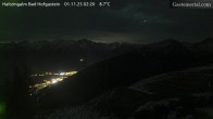Archiv Foto Webcam Bad Hofgastein: Ausblick Haitzingalm 01:00