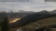 Archiv Foto Webcam Bad Hofgastein: Ausblick Haitzingalm 21:00