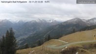 Archiv Foto Webcam Bad Hofgastein: Ausblick Haitzingalm 11:00