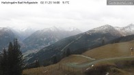 Archiv Foto Webcam Bad Hofgastein: Ausblick Haitzingalm 13:00