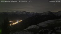 Archiv Foto Webcam Bad Hofgastein: Ausblick Haitzingalm 17:00